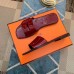 Hermes View Sandals In Ruby Patent Leather Hermes View Sandals In Ruby Patent Leather