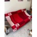 Hermes Red Avalon Bayadere Throw Blanket Hermes Red Avalon Bayadere Throw Blanket