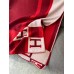 Hermes Red Avalon Bayadere Throw Blanket Hermes Red Avalon Bayadere Throw Blanket