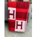 Hermes Red Avalon Bayadere Throw Blanket Hermes Red Avalon Bayadere Throw Blanket