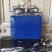 Hermes Blue Constance MM 24cm Crocodile Bag Hermes Blue Constance MM 24cm Crocodile Bag