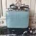 Hermes Blue Lin Constance MM 24cm Crocodile Bag Hermes Blue Lin Constance MM 24cm Crocodile Bag