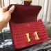 Hermes Red Constance MM 24cm Crocodile Bag Hermes Red Constance MM 24cm Crocodile Bag