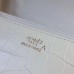 Hermes White Constance MM 24cm Crocodile Bag Hermes White Constance MM 24cm Crocodile Bag