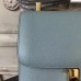 Hermes Blue Lin Constance MM 24cm Epsom Leather Bag Hermes Blue Lin Constance MM 24cm Epsom Leather Bag
