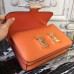 Hermes Orange Constance MM 24cm Epsom Leather Bag Hermes Orange Constance MM 24cm Epsom Leather Bag
