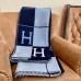 Hermes Blue Avalon III Throw Blanket