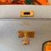 Hermes Kelly Classique To Go Wallet In Blue Zephyr Epsom Calfskin Hermes Kelly Classique To Go Wallet In Blue Zephyr Epsom Calfskin