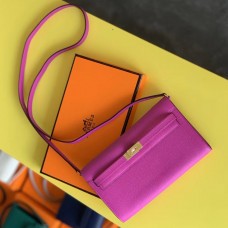 Hermes Kelly Classique To Go Wallet In Magnolia Epsom Calfskin Hermes Kelly Classique To Go Wallet In Magnolia Epsom Calfskin