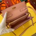 Hermes Kelly Classique To Go Wallet In Pink Epsom Calfskin