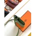 Hermes Kelly Classique To Go Wallet In Vert Criquet Epsom Calfskin Hermes Kelly Classique To Go Wallet In Vert Criquet Epsom Calfskin
