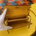 Hermes Kelly Classique To Go Wallet In Yellow Epsom Calfskin Hermes Kelly Classique To Go Wallet In Yellow Epsom Calfskin