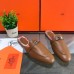 Hermes Oz Mules In Brown Calfskin Hermes Oz Mules In Brown Calfskin