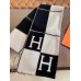 Hermes Black Avalon III Throw Blanket