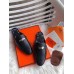 Hermes Oz Mules In Noir Calfskin Hermes Oz Mules In Noir Calfskin