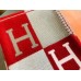 Hermes Red Avalon III Throw Blanket