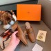 Hermes Blossom Mules 60mm In Brown Goatskin Hermes Blossom Mules 60mm In Brown Goatskin
