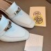 Hermes Blossom Mules 60mm In White Goatskin Hermes Blossom Mules 60mm In White Goatskin