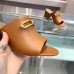 Hermes Camilla Mules 60MM In Brown Calfskin Hermes Camilla Mules 60MM In Brown Calfskin