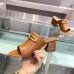 Hermes Camilla Mules 60MM In Brown Calfskin Hermes Camilla Mules 60MM In Brown Calfskin