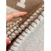 Hermes Camel Avalon Throw Blanket