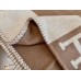 Hermes Camel Avalon Throw Blanket