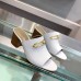 Hermes Camilla Mules 60MM In White Calfskin Hermes Camilla Mules 60MM In White Calfskin