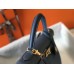 Hermes Kelly 32cm Bag In Blue Agate Clemence Leather GHW Hermes Kelly 32cm Bag In Blue Agate Clemence Leather GHW