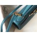 Hermes Kelly 32cm Bag In Blue Jean Clemence Leather GHW Hermes Kelly 32cm Bag In Blue Jean Clemence Leather GHW