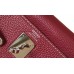 Hermes Kelly 32cm Bag In Bordeaux Clemence Leather PHW Hermes Kelly 32cm Bag In Bordeaux Clemence Leather PHW