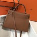 Hermes Kelly 32cm Bag In Gold Clemence Leather PHW Hermes Kelly 32cm Bag In Gold Clemence Leather PHW