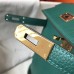 Hermes Kelly 32cm Bag In Malachite Clemence Leather GHW Hermes Kelly 32cm Bag In Malachite Clemence Leather GHW