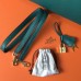 Hermes Kelly 32cm Bag In Malachite Clemence Leather GHW Hermes Kelly 32cm Bag In Malachite Clemence Leather GHW