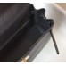 Hermes Kelly 32cm Bag In Black Clemence Leather GHW Hermes Kelly 32cm Bag In Black Clemence Leather GHW