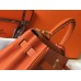 Hermes Kelly 32cm Bag In Orange Clemence Leather GHW Hermes Kelly 32cm Bag In Orange Clemence Leather GHW