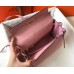 Hermes Kelly 32cm Bag In Pink Clemence Leather GHW Hermes Kelly 32cm Bag In Pink Clemence Leather GHW