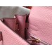 Hermes Kelly 32cm Bag In Pink Clemence Leather GHW Hermes Kelly 32cm Bag In Pink Clemence Leather GHW