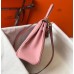 Hermes Kelly 32cm Bag In Pink Clemence Leather GHW Hermes Kelly 32cm Bag In Pink Clemence Leather GHW
