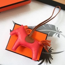 Hermes Rodeo Horse Bag Charm In Piment/Camarel/Orange Leather Hermes Rodeo Horse Bag Charm In Piment/Camarel/Orange Leather