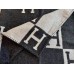 Hermes Black Avalon Throw Blanket