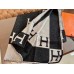 Hermes Black Avalon Throw Blanket
