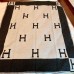 Hermes Black Avalon Throw Blanket