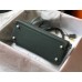 Hermes Kelly 32cm Bag In Vert Amande Clemence Leather GHW Hermes Kelly 32cm Bag In Vert Amande Clemence Leather GHW