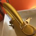Hermes Kelly 32cm Bag In Yellow Clemence Leather GHW Hermes Kelly 32cm Bag In Yellow Clemence Leather GHW