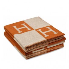 Hermes Orange Avalon Throw Blanket Hermes Orange Avalon Throw Blanket