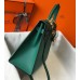Hermes Kelly 32cm Bag In Vert Vertigo Epsom Leather GHW Hermes Kelly 32cm Bag In Vert Vertigo Epsom Leather GHW