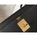 Hermes Kelly 32cm Bag In Black Epsom Leather GHW Hermes Kelly 32cm Bag In Black Epsom Leather GHW