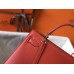 Hermes Kelly 32cm Bag In Red Epsom Leather GHW