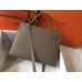Hermes Kelly 32cm Bag In Tuape Grey Epsom Leather GHW Hermes Kelly 32cm Bag In Tuape Grey Epsom Leather GHW
