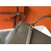 Hermes Kelly 32cm Bag In Tuape Grey Epsom Leather GHW Hermes Kelly 32cm Bag In Tuape Grey Epsom Leather GHW